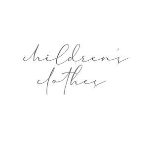 Children's Clothing + Accessories